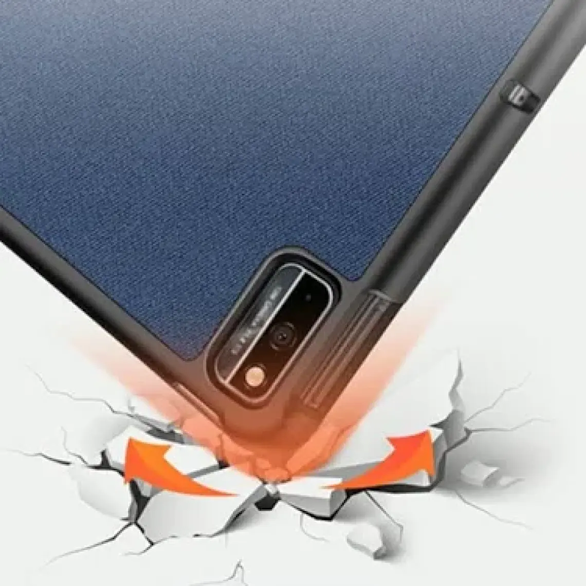 Dux Ducis Huawei Matepad 10.4 Kılıf Soft Tpu Mıknatıslı Domo Kılıf AL-33914 Mavi