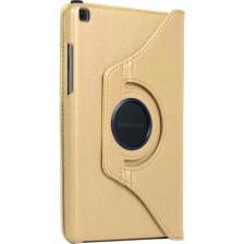 Microsonic Samsung Galaxy Tab S6 Lite 10.4" P610 Kılıf 360 Rotating Stand Deri Gold