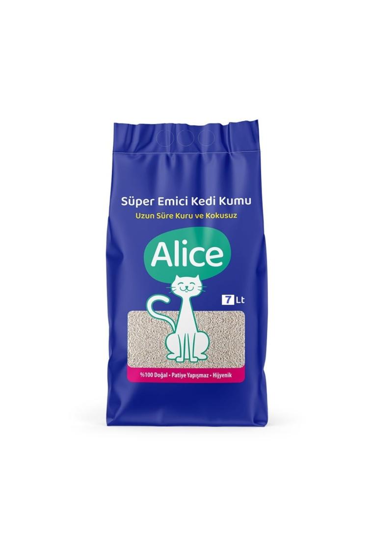Alice Süper Emici Kalın Taneli Kedi Kumu (7lt)