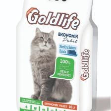 Goldlife Ekonomik Paket Marsilya Sabunlu İnce Taneli 20 lt Bentonit Kedi Kumu