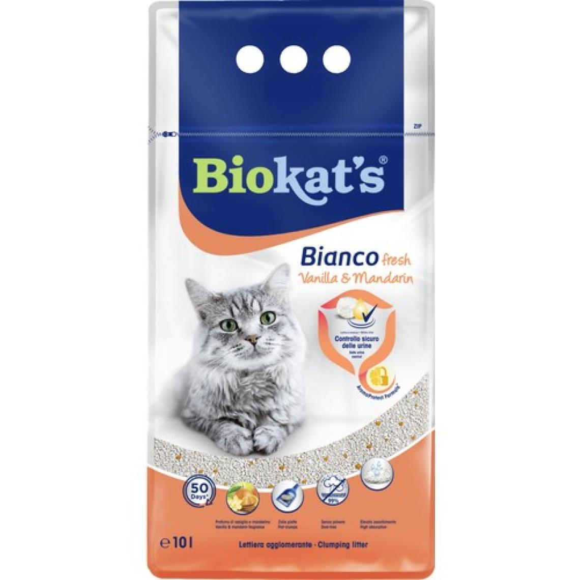 Biokat's Kedi Kumu Bianco Vanilya&mandalina 10 Lt