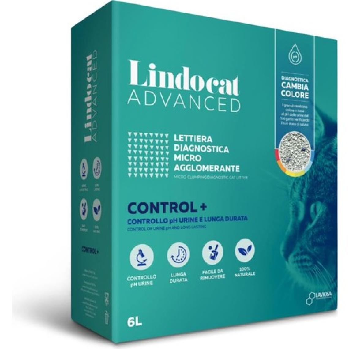 Lindocat Advanced Control + Teşhis Eden Kedi Kumu 6 L