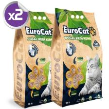 Hızlı Topaklaşan Doğal Kedi Kumu 10 Lt X2