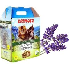 Catmozz  Lavender Doğal Organik Çam Peleti Kedi Kumu Lavanta Kokulu 10 Lt