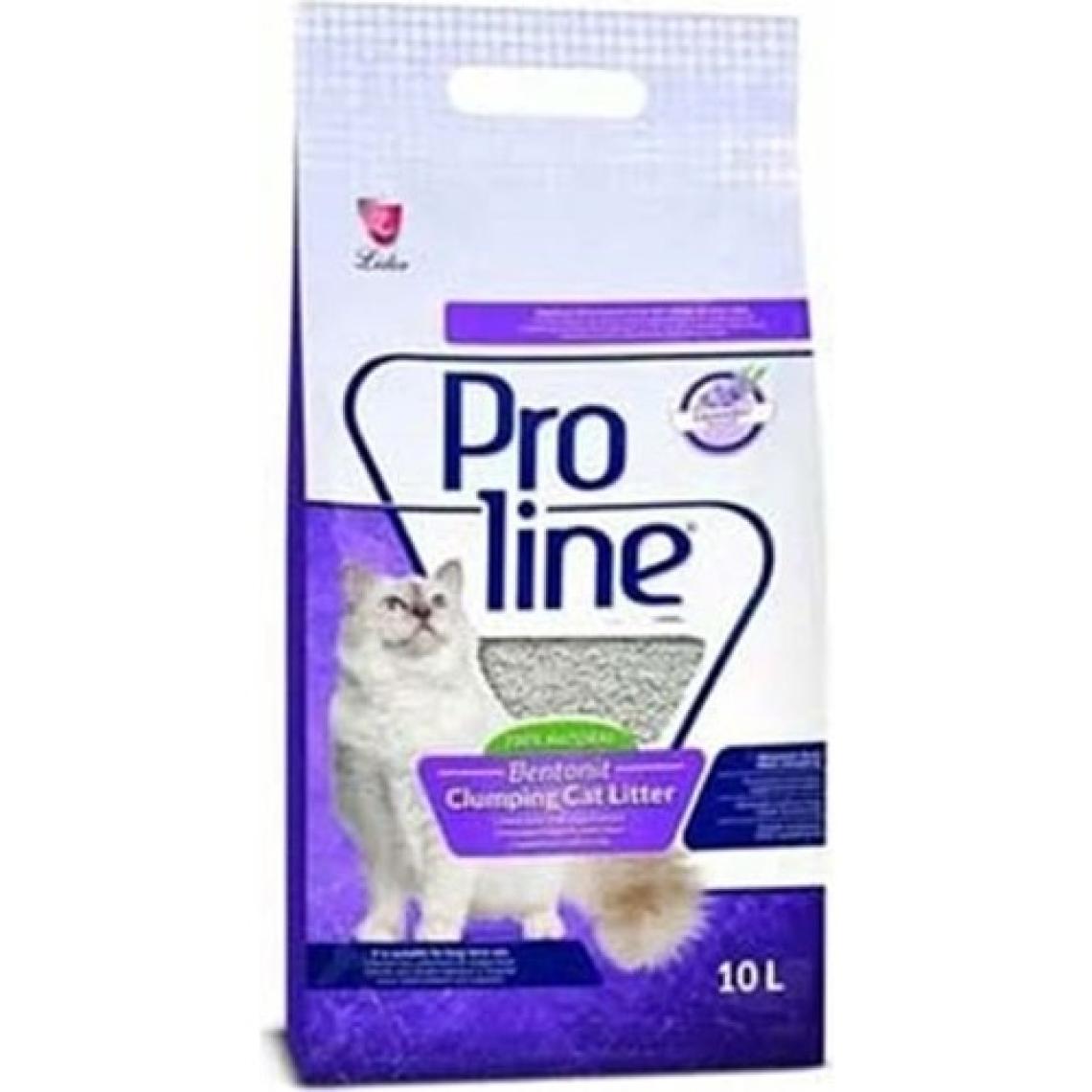 Proline Lavanta Kokulu Topaklanan Bentonit Kedi Kumu 10 Lt