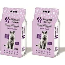 Magicsand Cat Litter Kalın Taneli Lavanta Kokulu 10 lt 2'li Paket Kedi Kumu