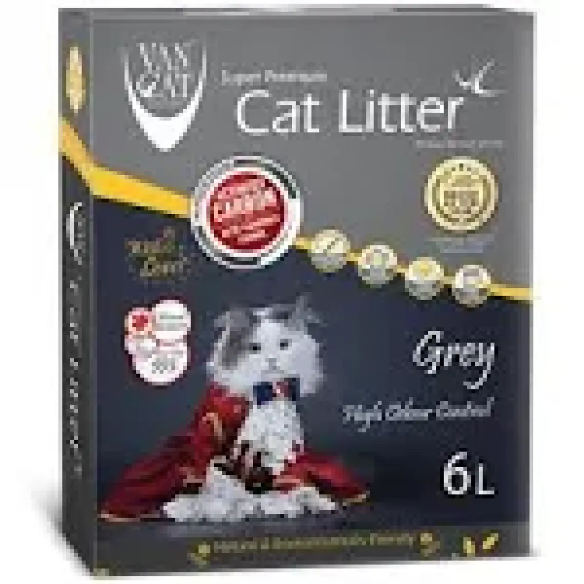 Vancat Aktif Karbonlu Premium Kedi Kumu 6 Lt.