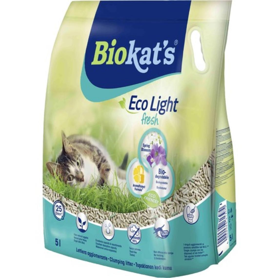 Biokat's Eco Light Bahar Çiçeği Kokulu Pelet Kedi Kumu 5 LT