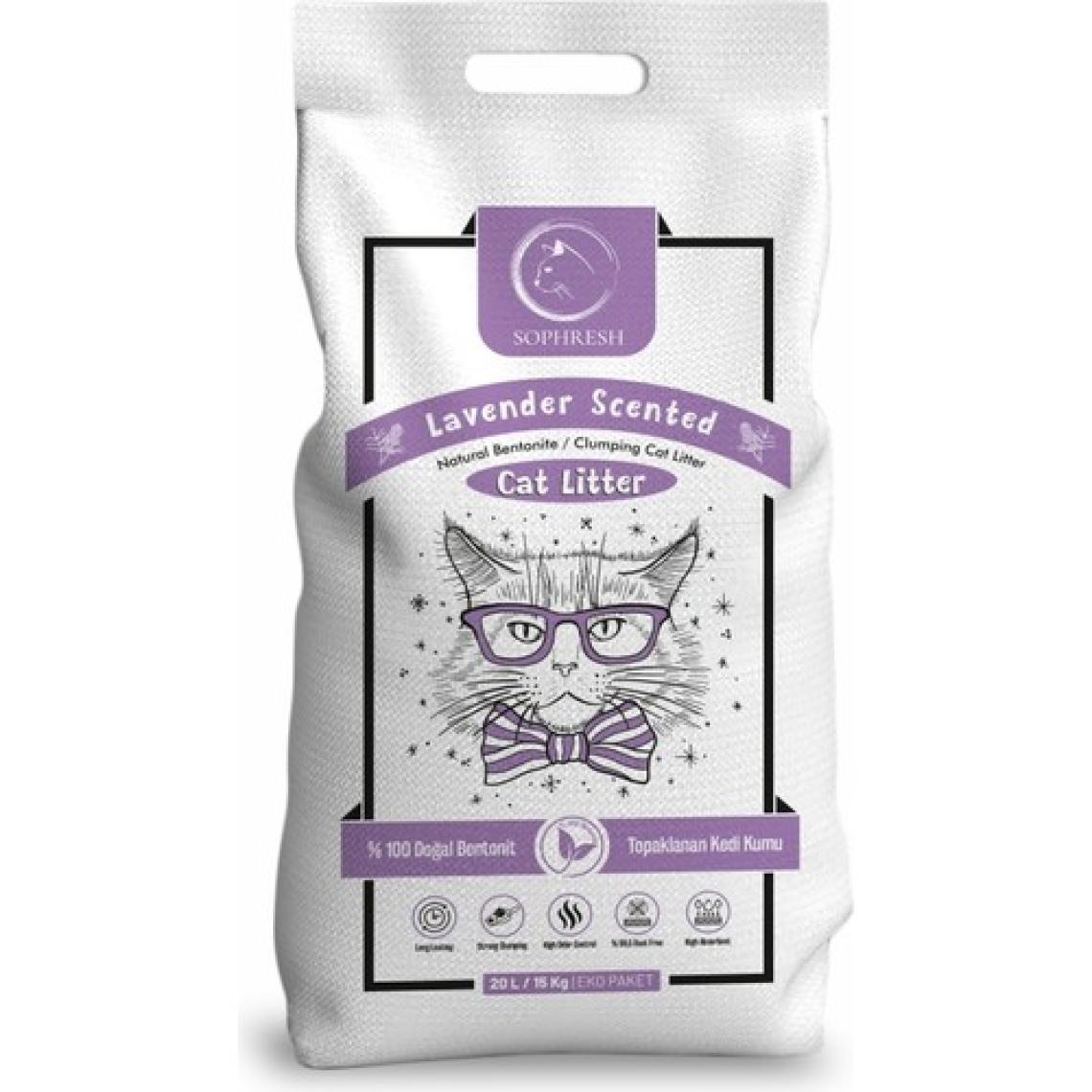 Sophresh LS250 Lavanta 20 Lt Kedi Kumu