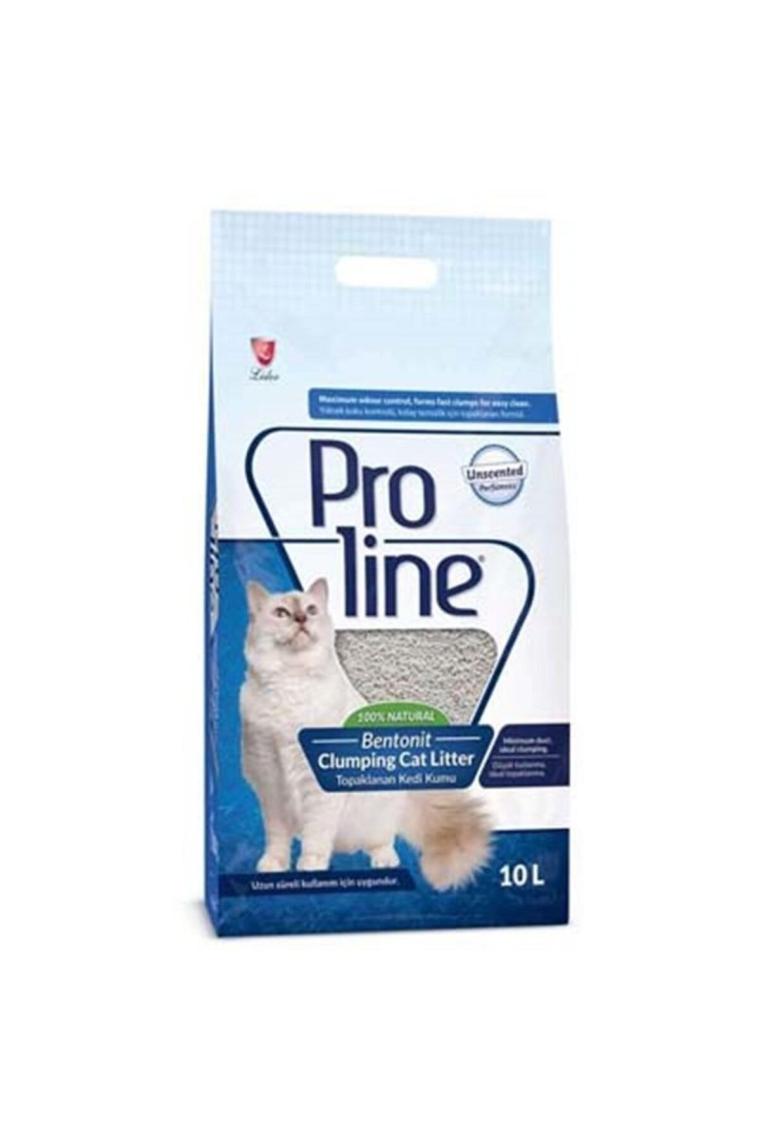 Proline Parfümsüz Topaklanan 10 lt Bentonit Kedi Kumu