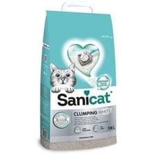 Sanicat Clumping White Cotton Fresh 10 lt Bentonit Kedi Kumu