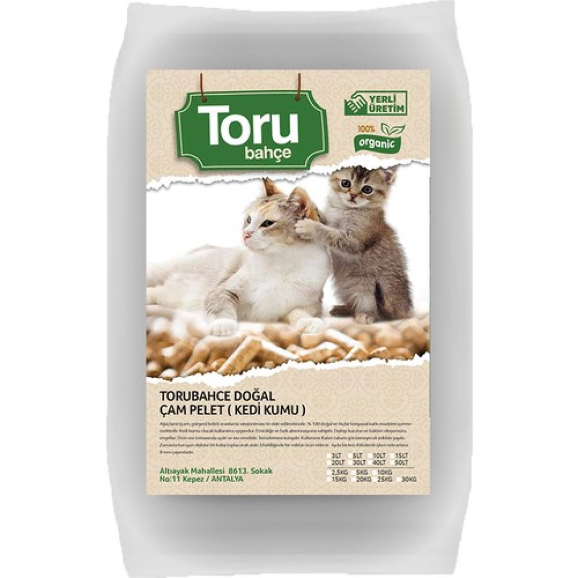 Toru Bahçe  Doğal Kedi Kumu Çam Pelet 10 Lt