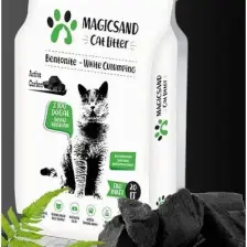 Magicsand Magic Sand Cat Litter Active Carbon Kedi Kumu Kalın Taneli 20 Lt