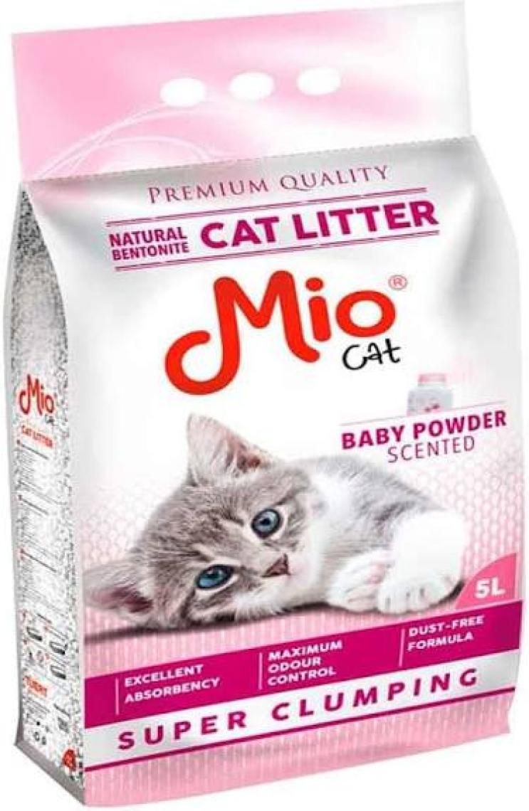 Mio 5 Lt Pudra Ince Bentonit Kedi Kumu