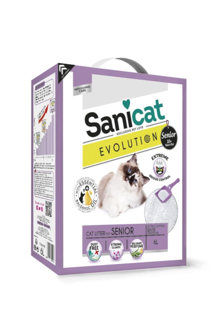 Evolution Senior Kedi Kumu 6 Lt