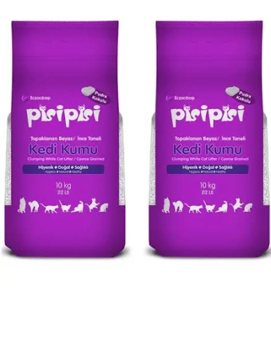 Pisi Pisi Kedi Kumu Kalın Taneli 10 kg