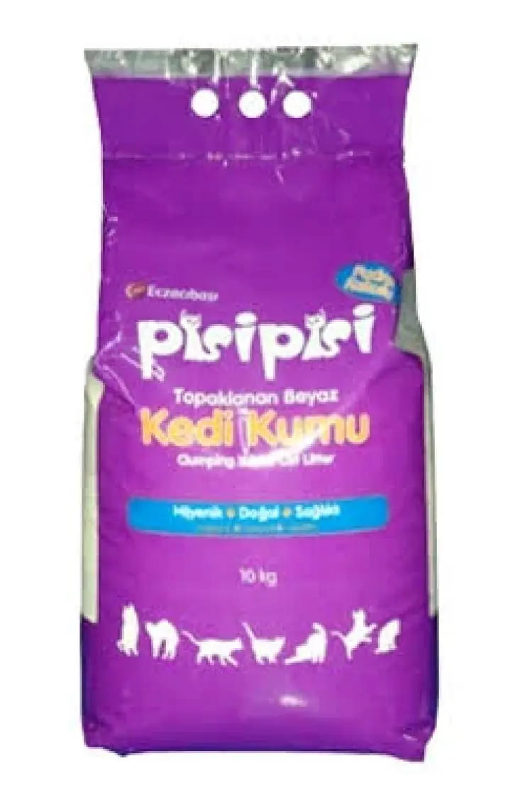 Pisi Pisi Kedi Kumu Kalın Taneli 10 kg