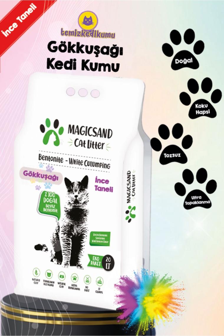 Magicsand Magic Sand Gökkuşağı Bentonit 20 lt