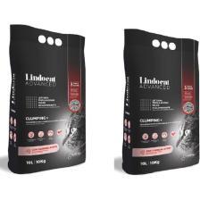 LindoCat Lindo  Hızlı Topaklanma + Aktif Karbon Doğal Sodyum Bentonit Kedi Kumu 10 kg - 2 Adet