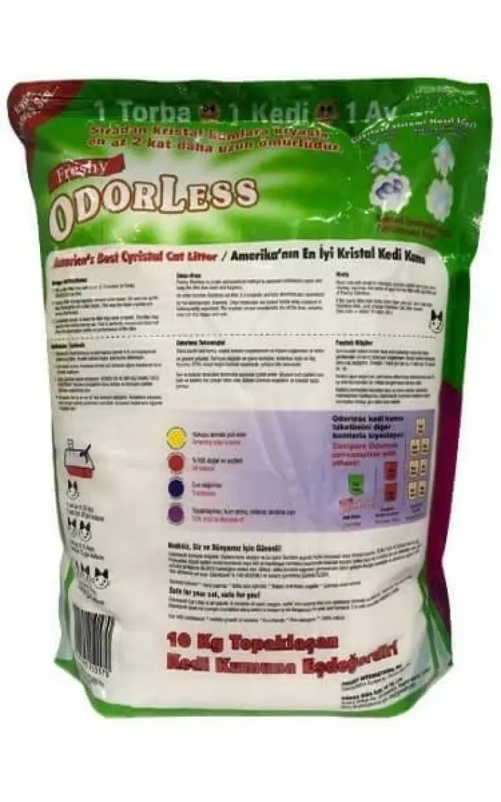 Odorless Micro Kristal Kedi Kumu 3.8 Lt - 1 Aylık