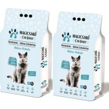 Magicsand Marsilya Sabunu Kokulu Topaklanan Kedi Kumu %100 Doğal Bentonit 2X10LITRE