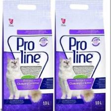 Pro Line Lavanta Kokulu Topaklaşan Kedi Kumu 10 Lt (2 Adet)