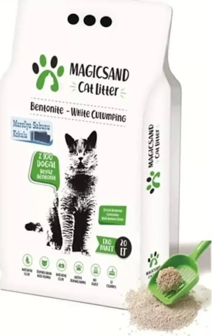 Magicsand Cat Litter Marsilya Sabun Kokulu İnce Taneli Kedi Kumu 20 l
