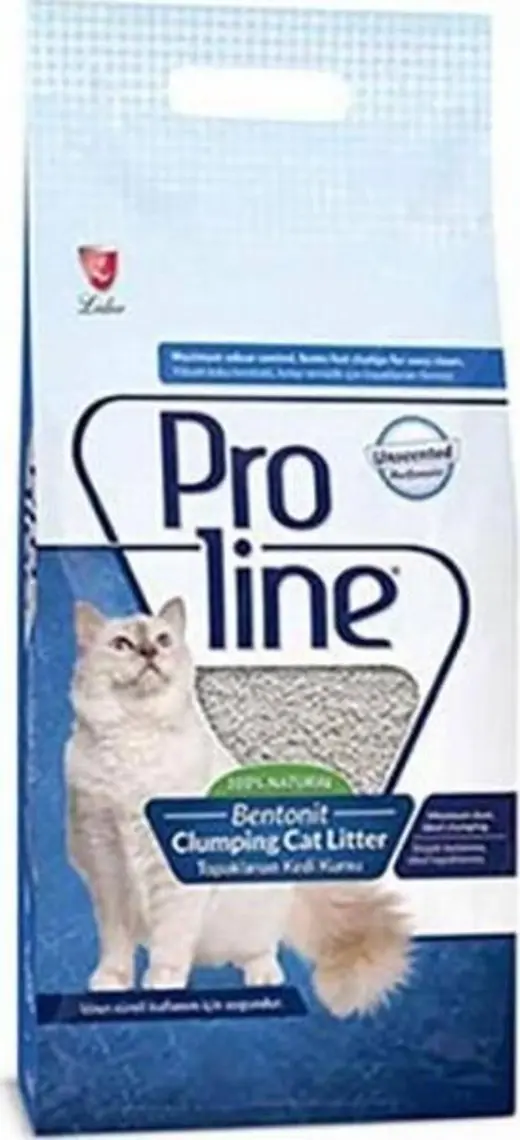 Pro Line Parfümsüz Topaklanan Kedi Kumu 10 Lt (2 Adet)