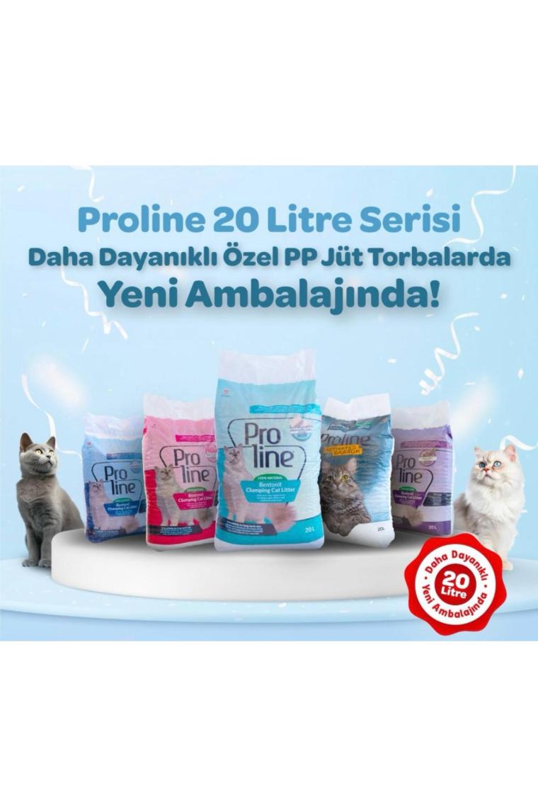 Proline Marsilya Sabunlu Topaklanan İnce Taneli 20 lt Bentonit Kedi Kumu
