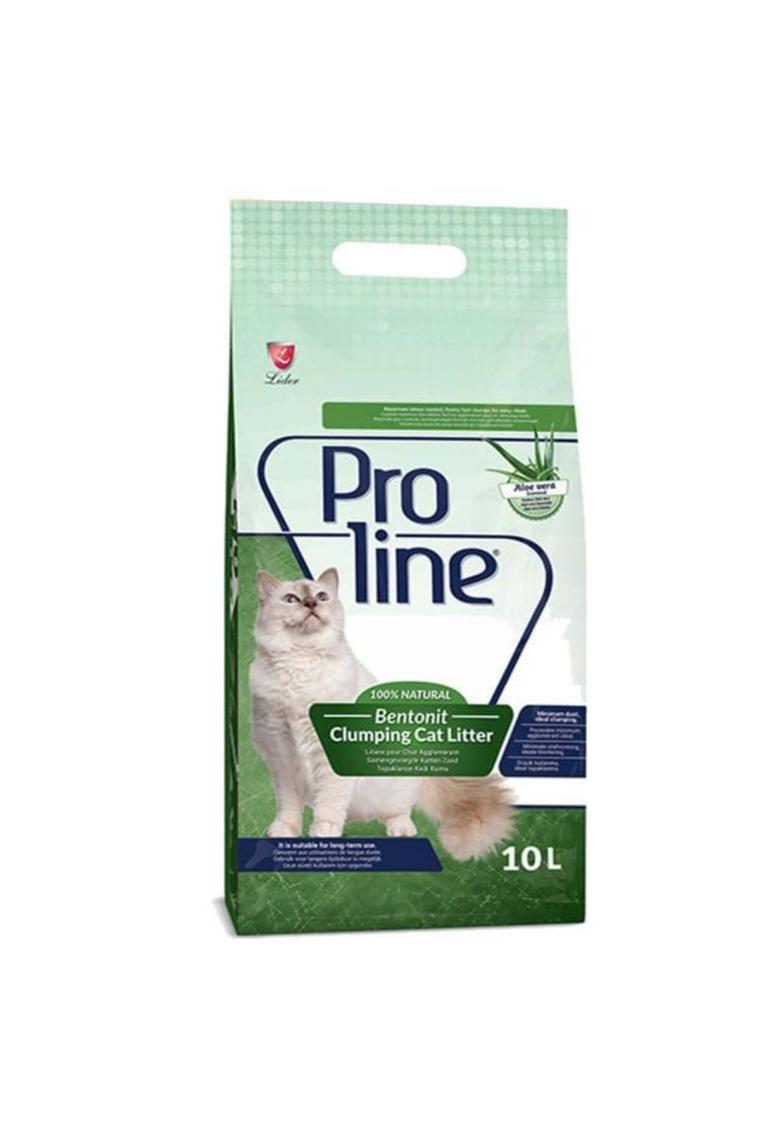 Proline Aloe Vera Kokulu Topaklanan 10 lt Bentonit Kedi Kumu