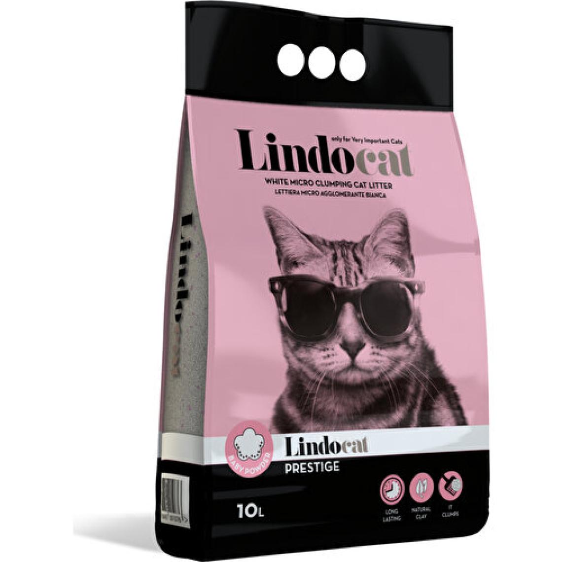 Lindo Cat Topaklaşan Bebek Pudralı İnce Taneli 10 lt Kedi Kumu