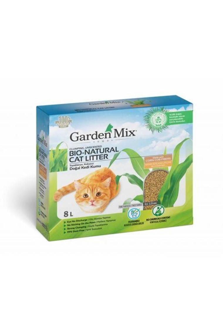 Topaklanan Mısır Lifli Kedi Kumu 8 Lt