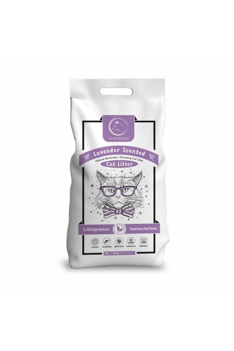 Sophresh MS250 Marsilya Kokulu Topaklanan Kedi Kumu 20 Lt Cat Litter
