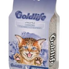 Goldlife Naturel Kokusuz Topaklanan Bentonit Ince Taneli Kedi Kumu 10 Lt
