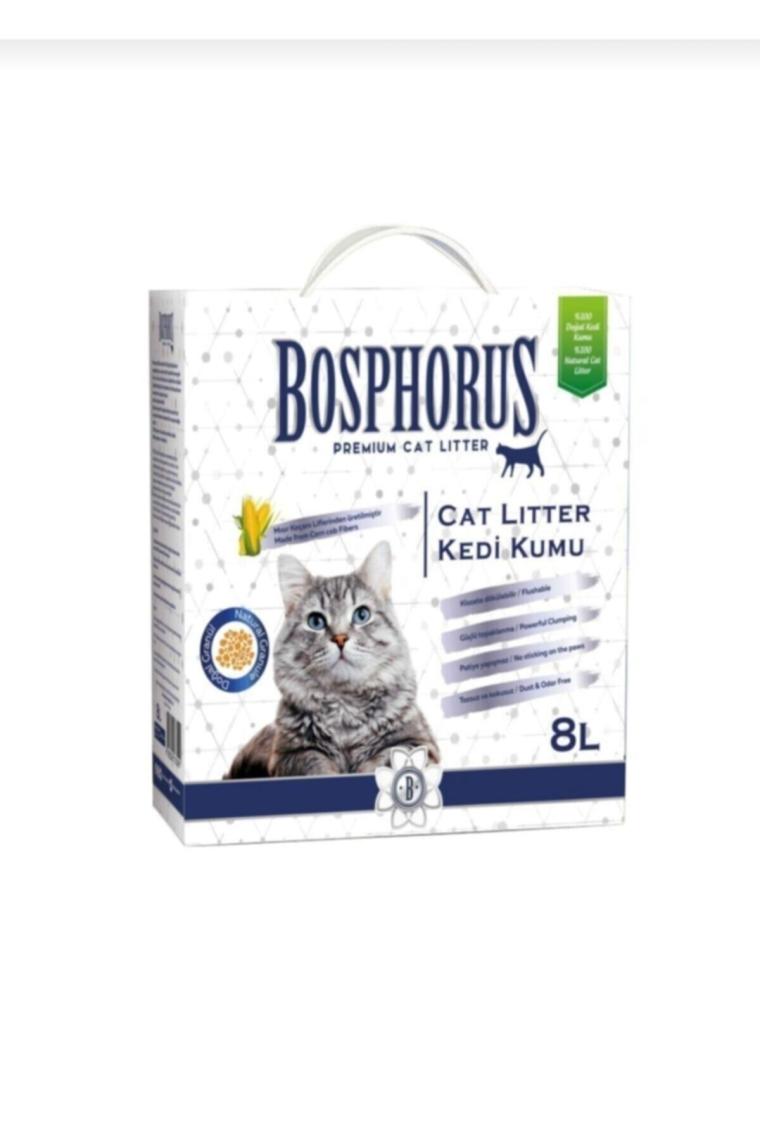 Mısır Koçanı Granülü Doğal Kedi Kumu 8 Lt