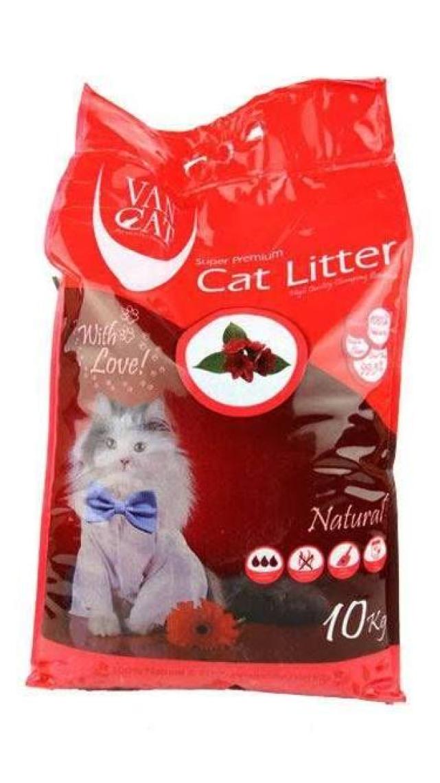 Vancat Naturel İnce Kedi Kumu 10kg