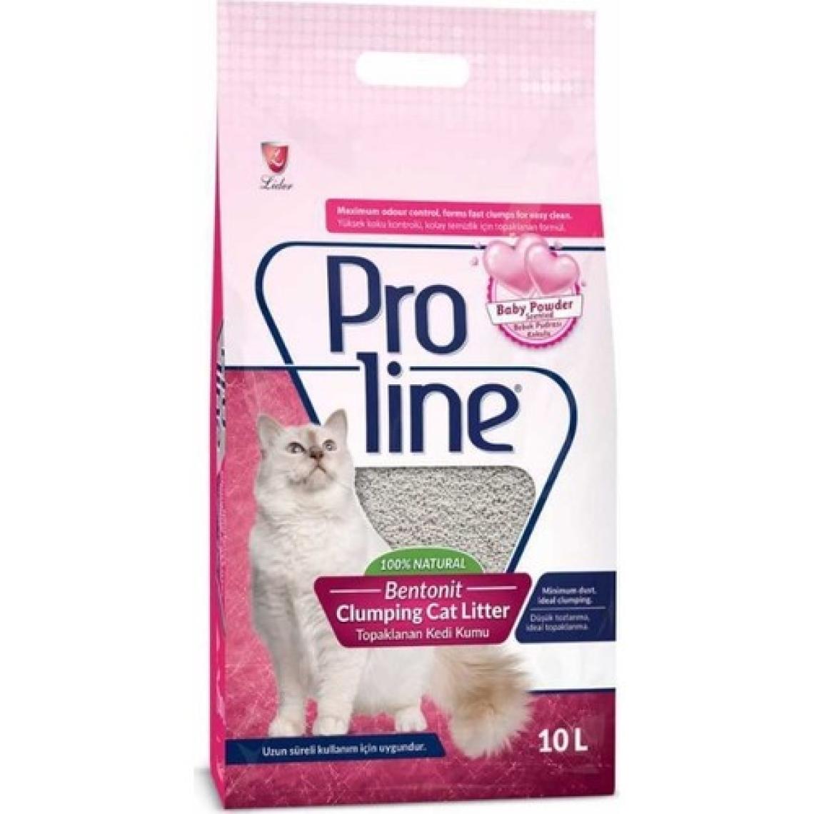 Proline Topaklanan Kokulu Kedi Kumu 10 Lt 2 Adet