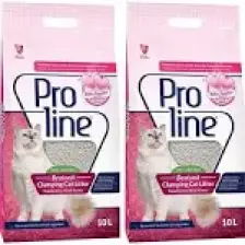 Pro Line Bebek Pudrası Kokulu Topaklanan Kedi Kumu 10 Lt (2 Adet)