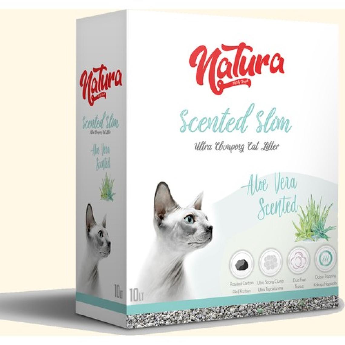Natura Scented Slim Cat Litter 10 lt x 2