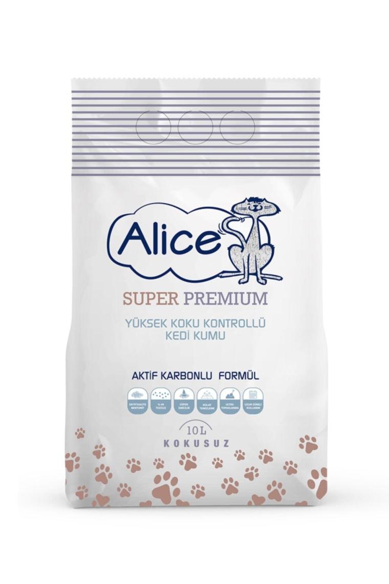 Aktif Karbonlu Super Premium Topaklaşan Kedi Kumu 10 lt