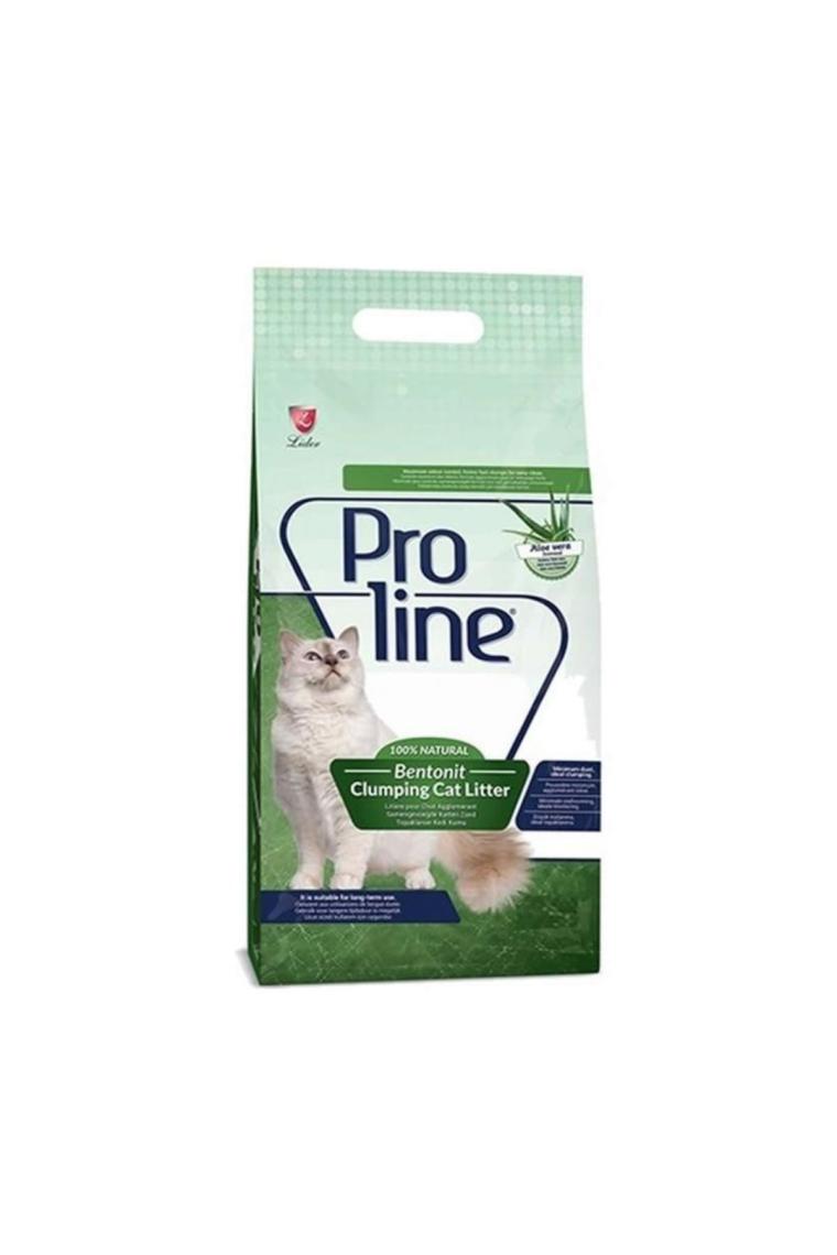 Proline Aloe Vera Kokulu Topaklanan 5 lt Bentonit Kedi Kumu