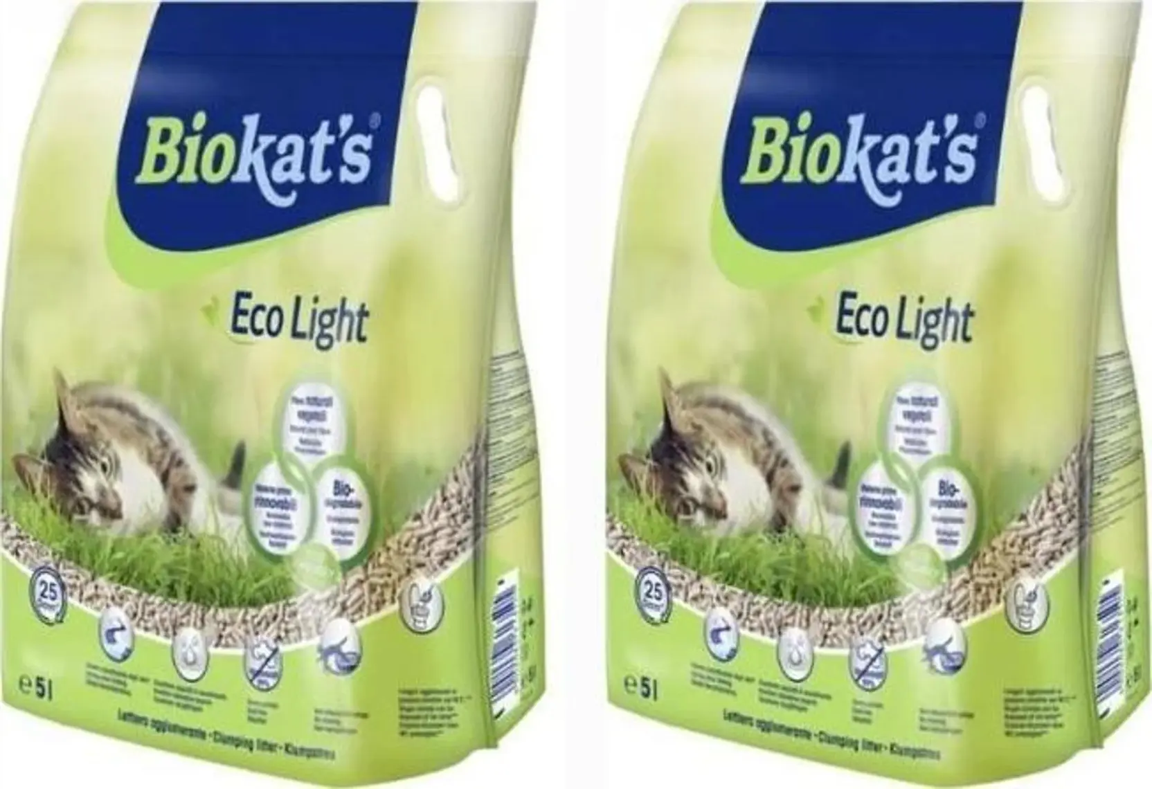 Biokat's Biokat'sbiokat's Pelet Kedi Kumu Eco Light Extra 5 Litre 2 Adet