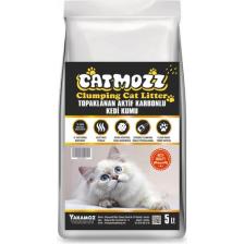 Catmozz Aktif Karbon (Activated Carbon) Topaklanan Kedi Kumu 5 Lt