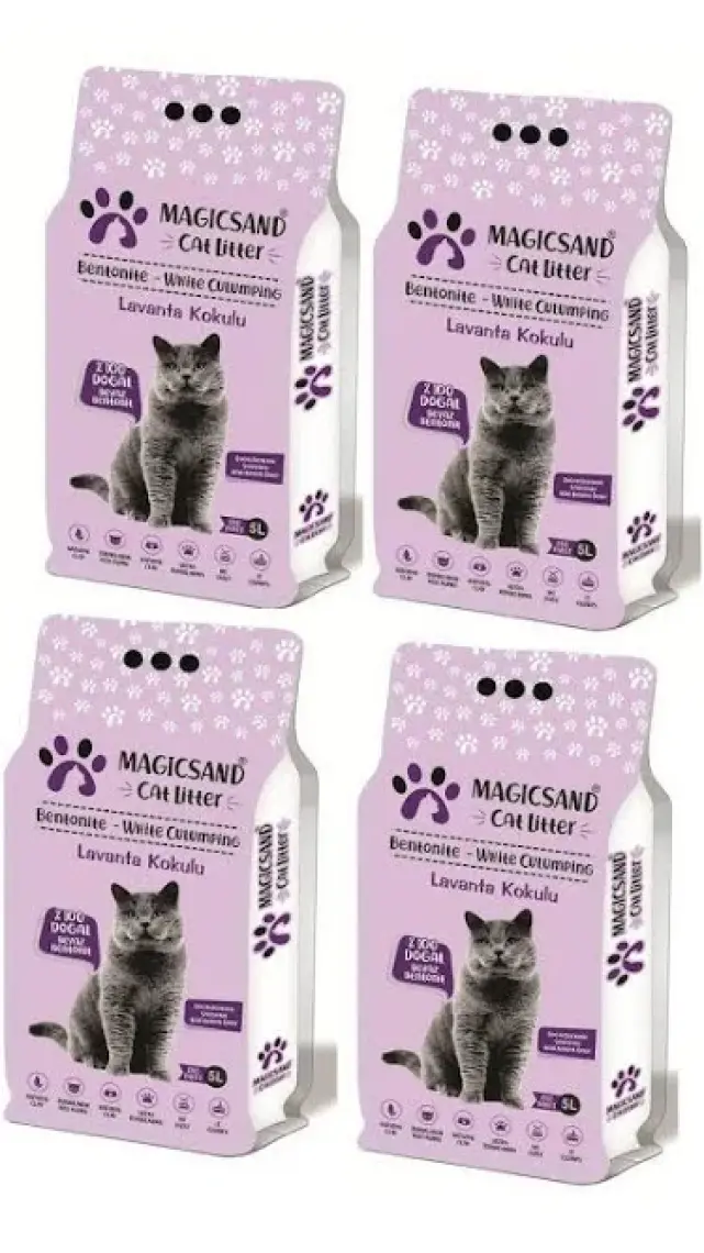 Magicsand Lavanta Kokulu Kedi Kumu 5 Lt