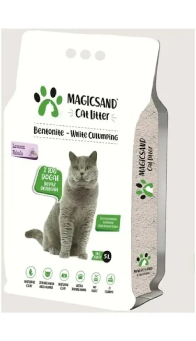 Magicsand Lavanta Kokulu Kedi Kumu 5 Lt