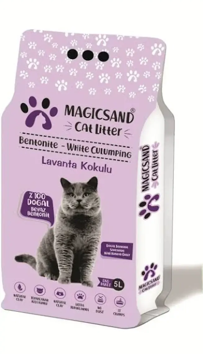 Magicsand Lavanta Kokulu Kedi Kumu 5 Lt