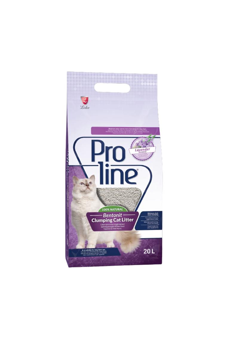 Proline Lavanta Kokulu İnce Taneli Topaklanan 20 lt Kedi Kumu