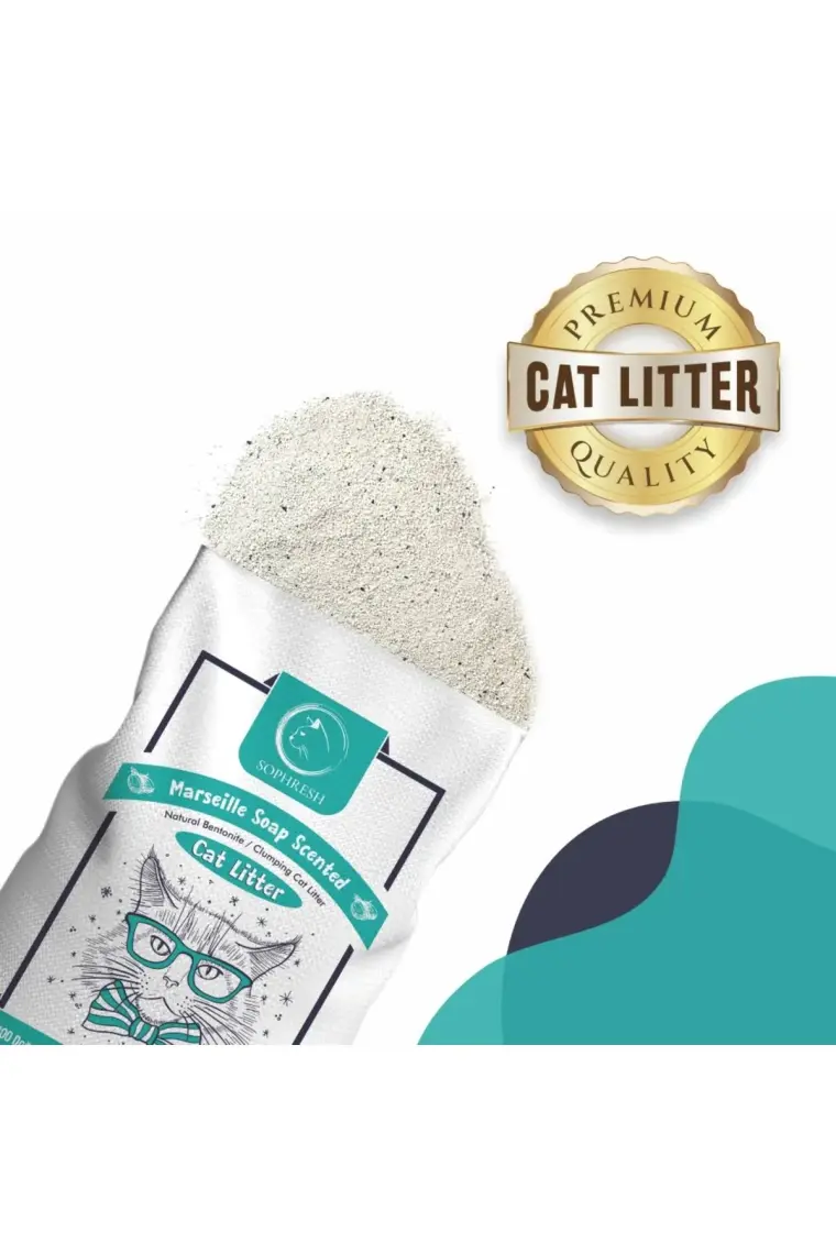 Sophresh MS250 Marsilya Kokulu Topaklanan Kedi Kumu 10 Lt Cat Litter