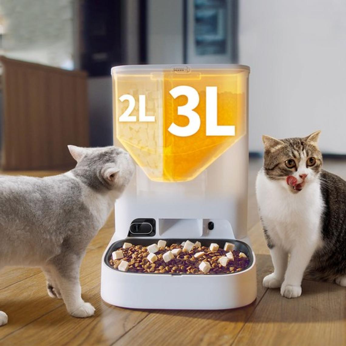 Petkit Yumshare Kameralı Çift Hazneli Akıllı Mama Kabı (Resmi Distribütör Garantili)