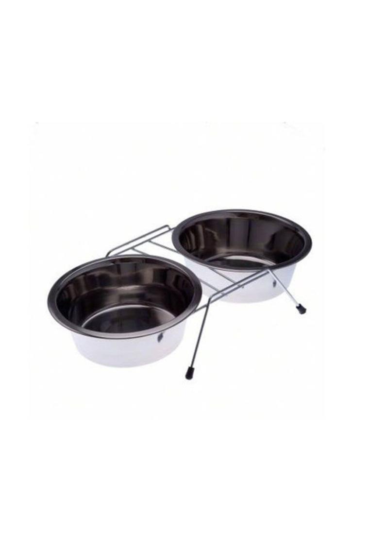 Ddwf2bcp-1/2 Pt Ayaklı Ikili Krom Mama Kabı ( Çap : 11,5 Cm)